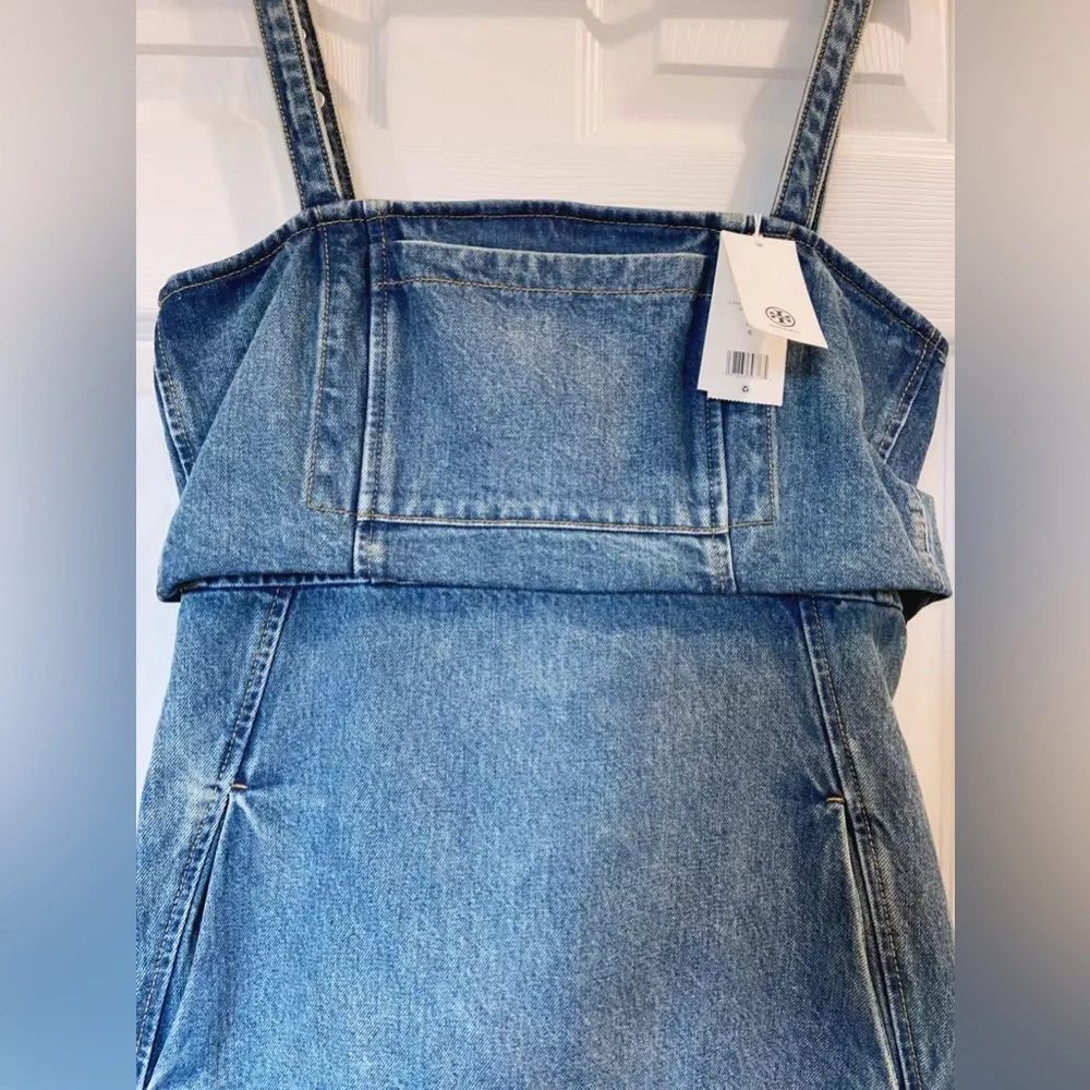 NWT $498 Tory Burch Cotton Denim Dress